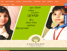Tablet Screenshot of greenberryworldschool.com
